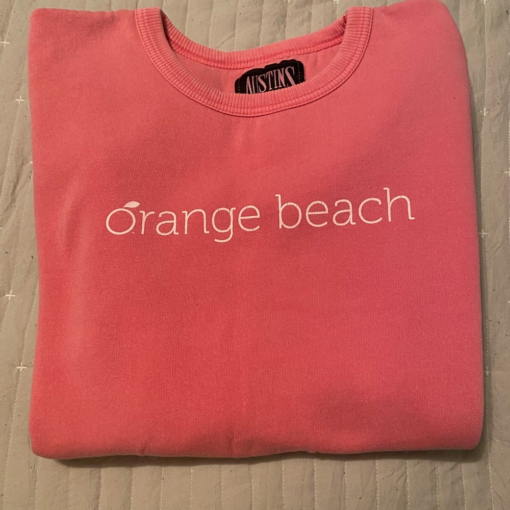 Pink 'Orange Beach' Sweatshirt